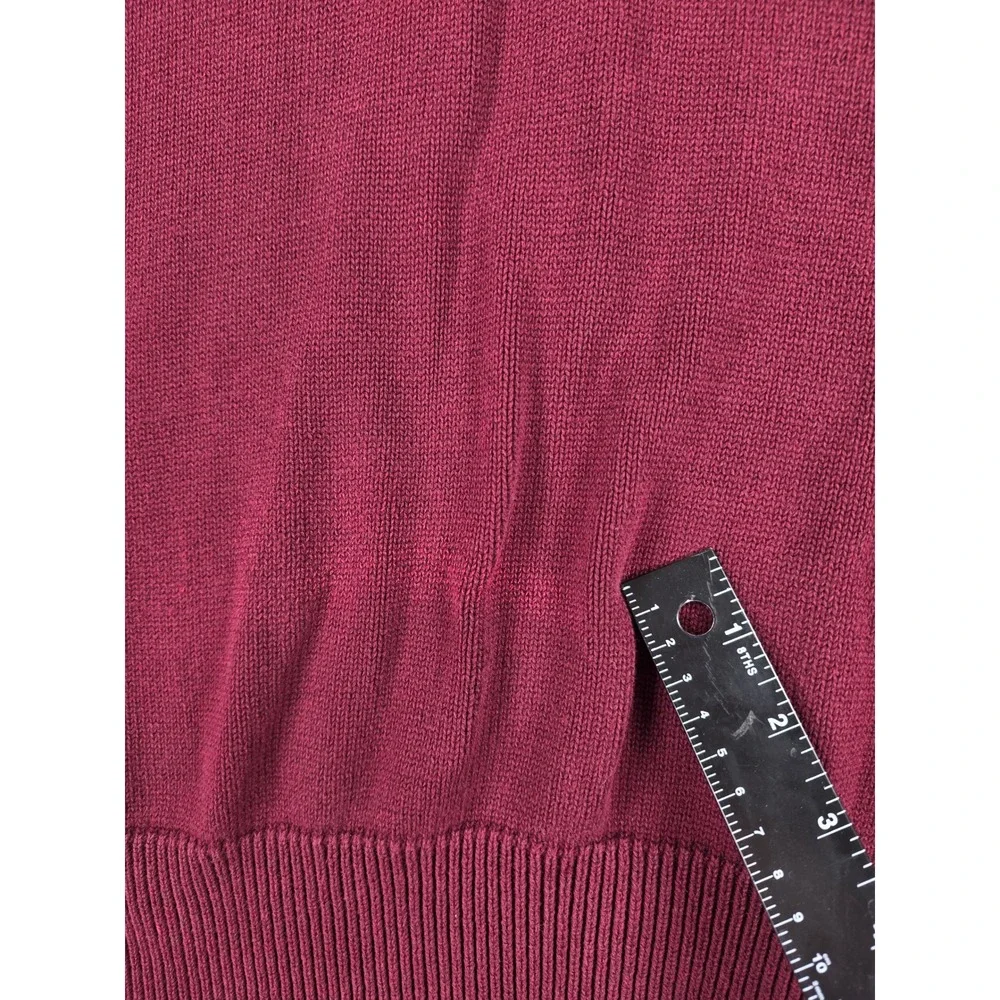 Polo Ralph Lauren Men's‎ Burgundy Knit Long Sleeve Sweater Shirt Size XL